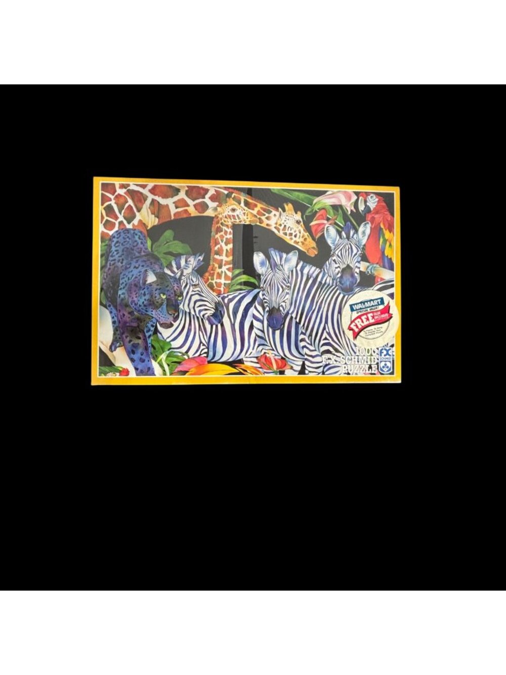 F.X. Schmid 1000-Piece Puzzle "Spectacle Kingdom" Featuring Zebras Giraffes